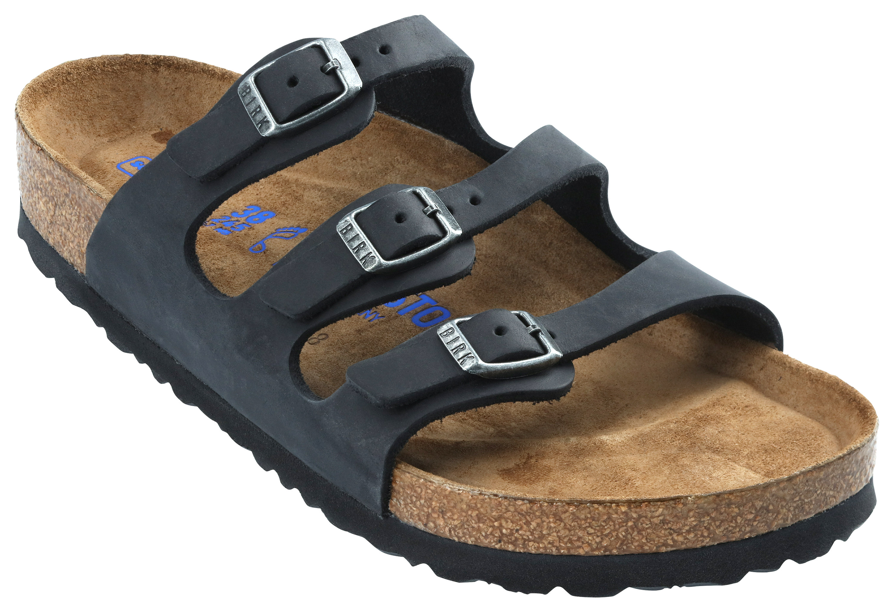 Birkenstock Florida Soft-Footbed Oiled-Leather Sandals for Ladies ...